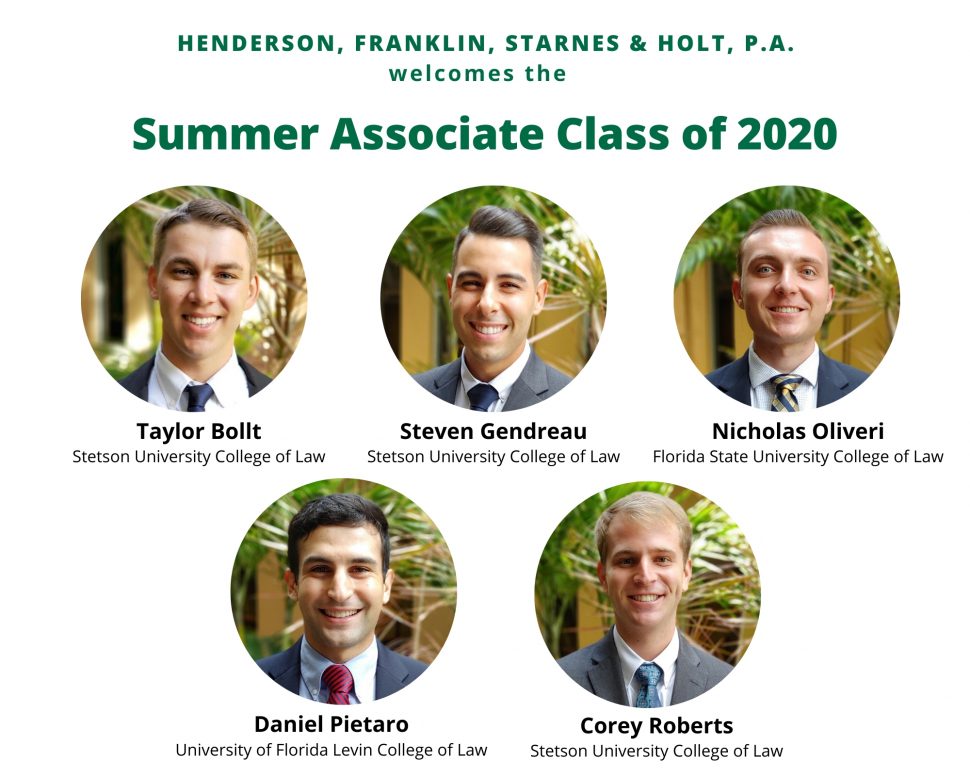 Summer Associate Class of 2020 - Photo Collage