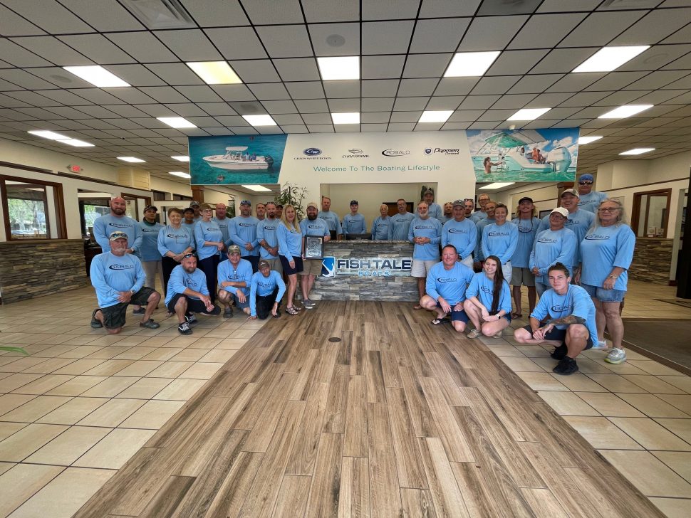 The team at Fish Tale Boats